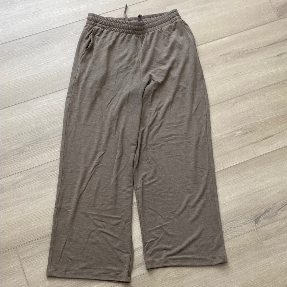 Brown Wide-Leg Pants